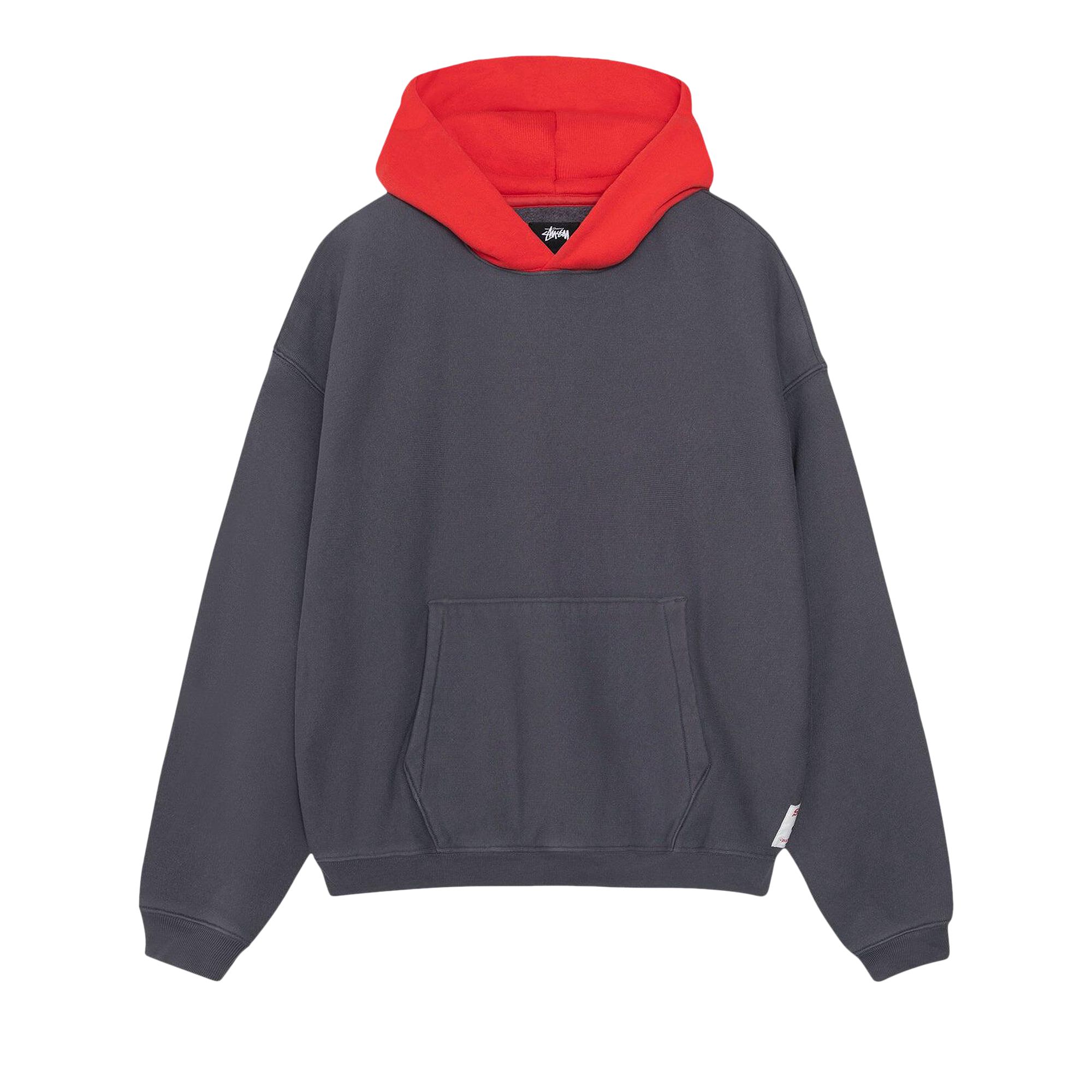 Pre-owned Stussy Two Tone Hoodie 'faded Blue' | Men's Size S