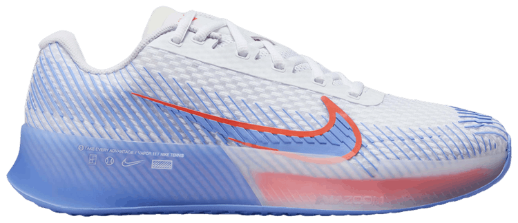 Wmns NikeCourt Air Zoom Vapor 11 HC Royal Pulse Light Wild Mango