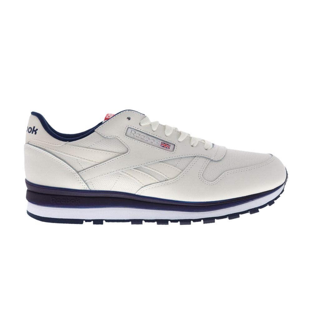 Reebok Classic Leather MU 'Chalk Collegiate Navy' | White | Men's Size 7.5 - DV8626