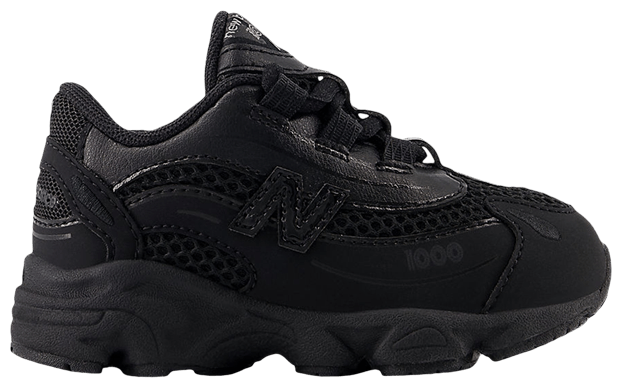 New Balance 1000 Bungee Lace Toddler Triple Black