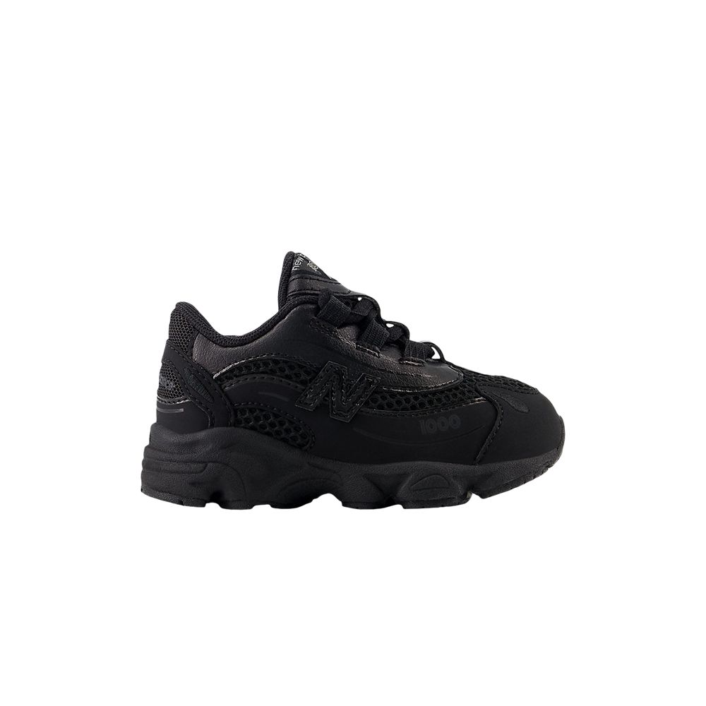 Pre-owned New Balance 1000 Bungee Lace Toddler 'triple Black' | Infant Size 3