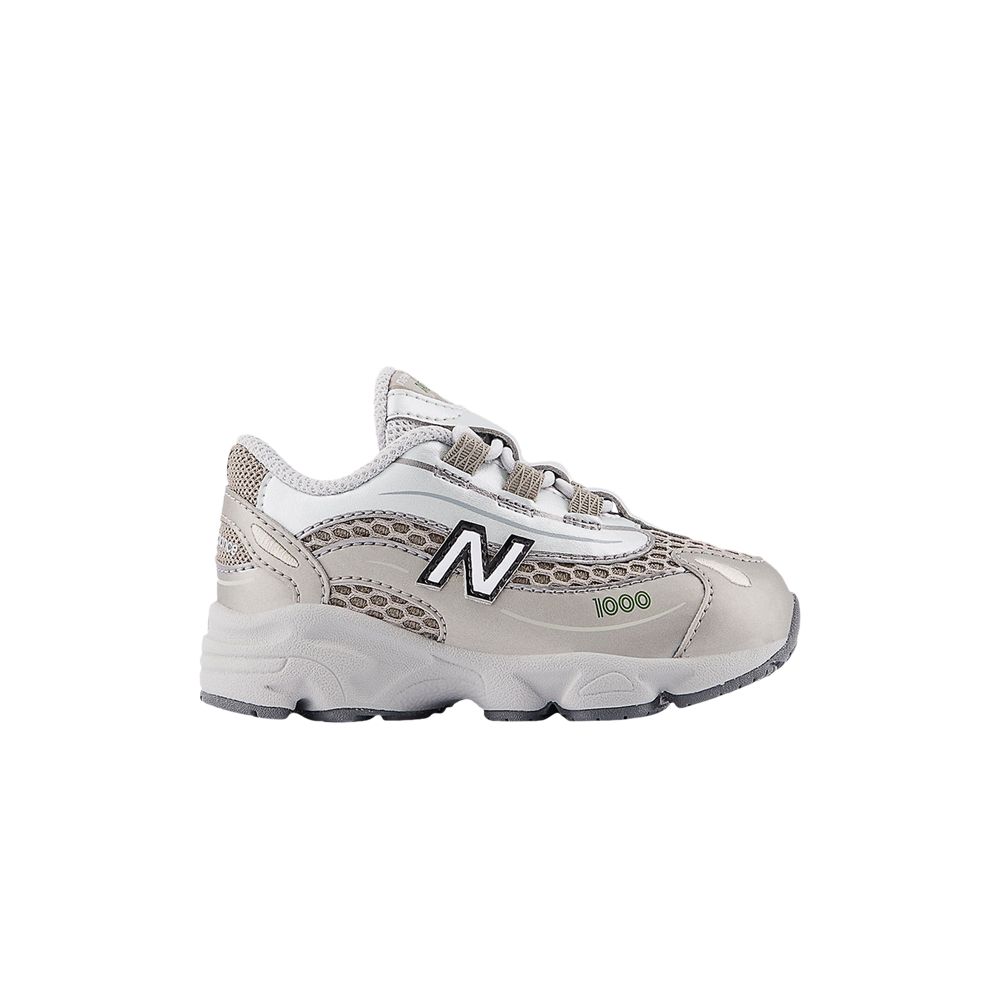 Pre-owned New Balance 1000 Bungee Lace Toddler 'arid Stone' | Grey | Infant Size 8 In Gray
