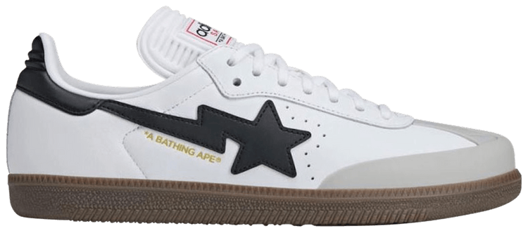 BAPE x adidas Samba White Black Gum