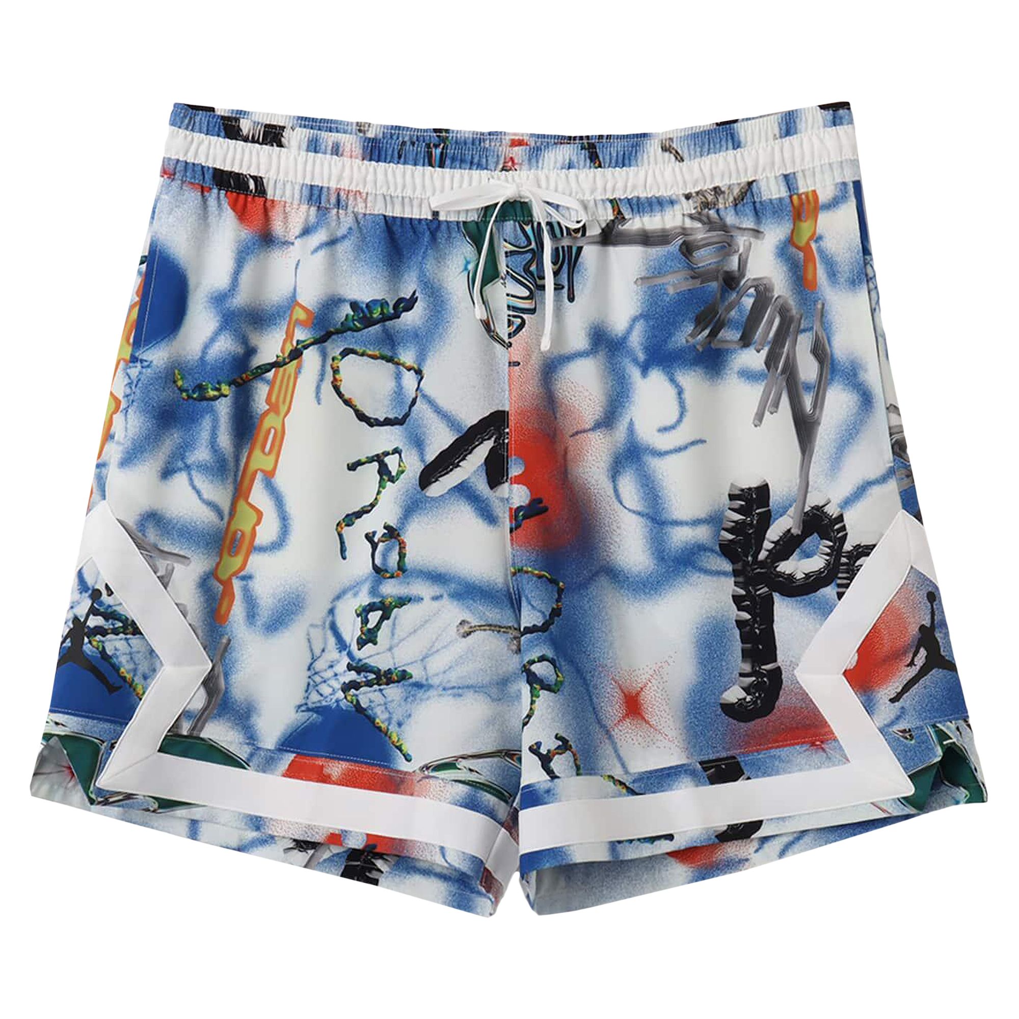 Pre-owned Air Jordan Jordan Sport Dri-fit Diamond Shorts 'white/black' | Men's Size M