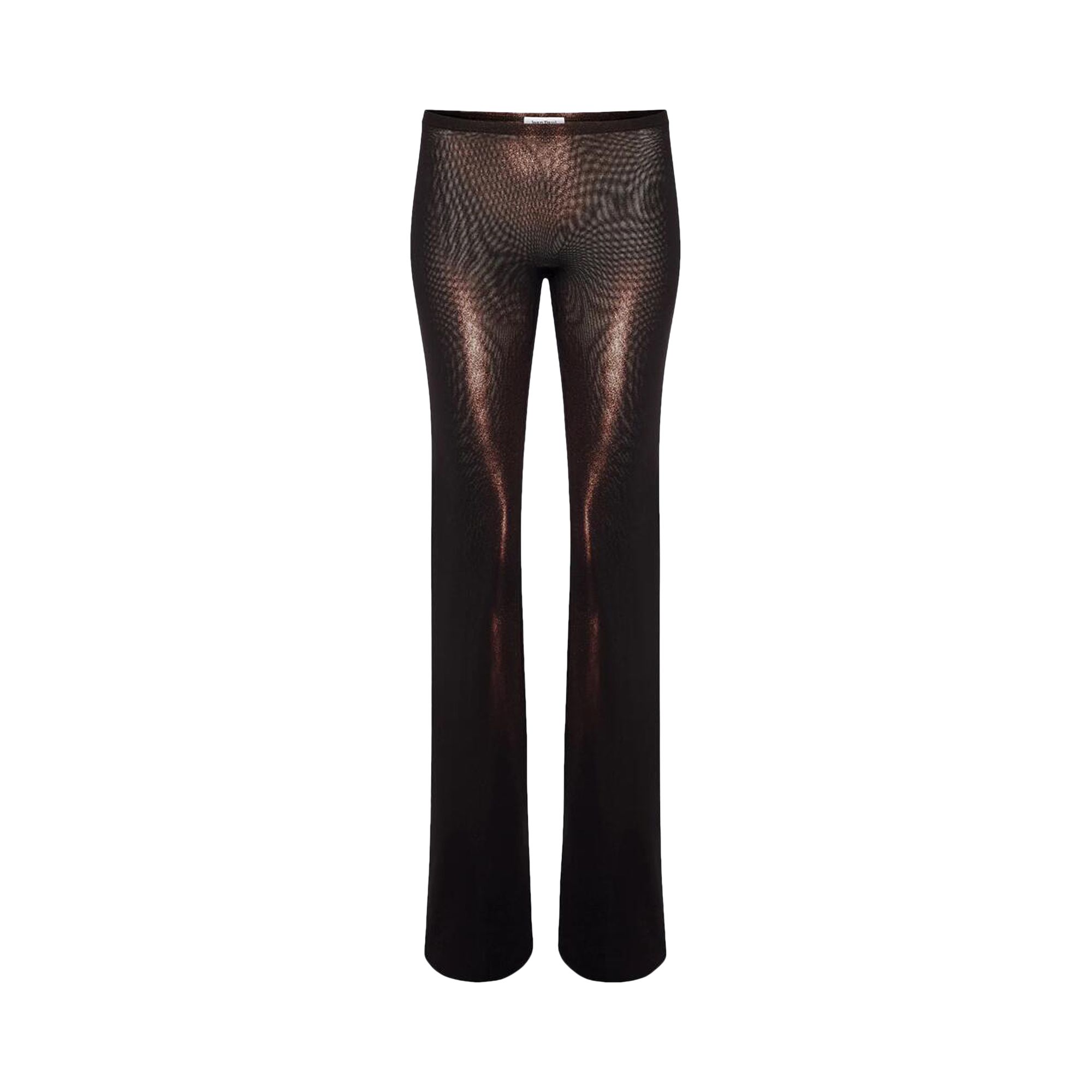 Pre-owned Jean Paul Gaultier Mesh Straight Trouser 'black/brown' | Women's Size S