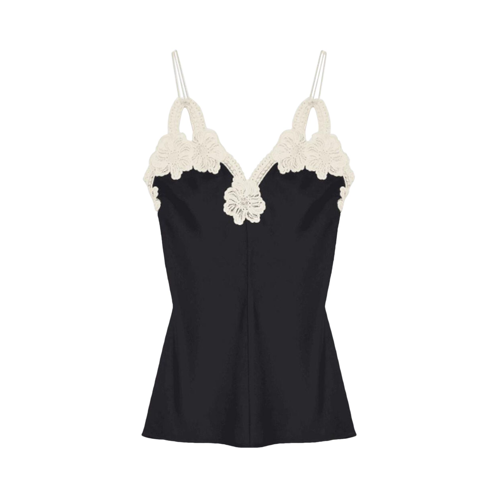 Pre-owned Jil Sander Sleevless Embroidered Top 'black' | Women's Size 38
