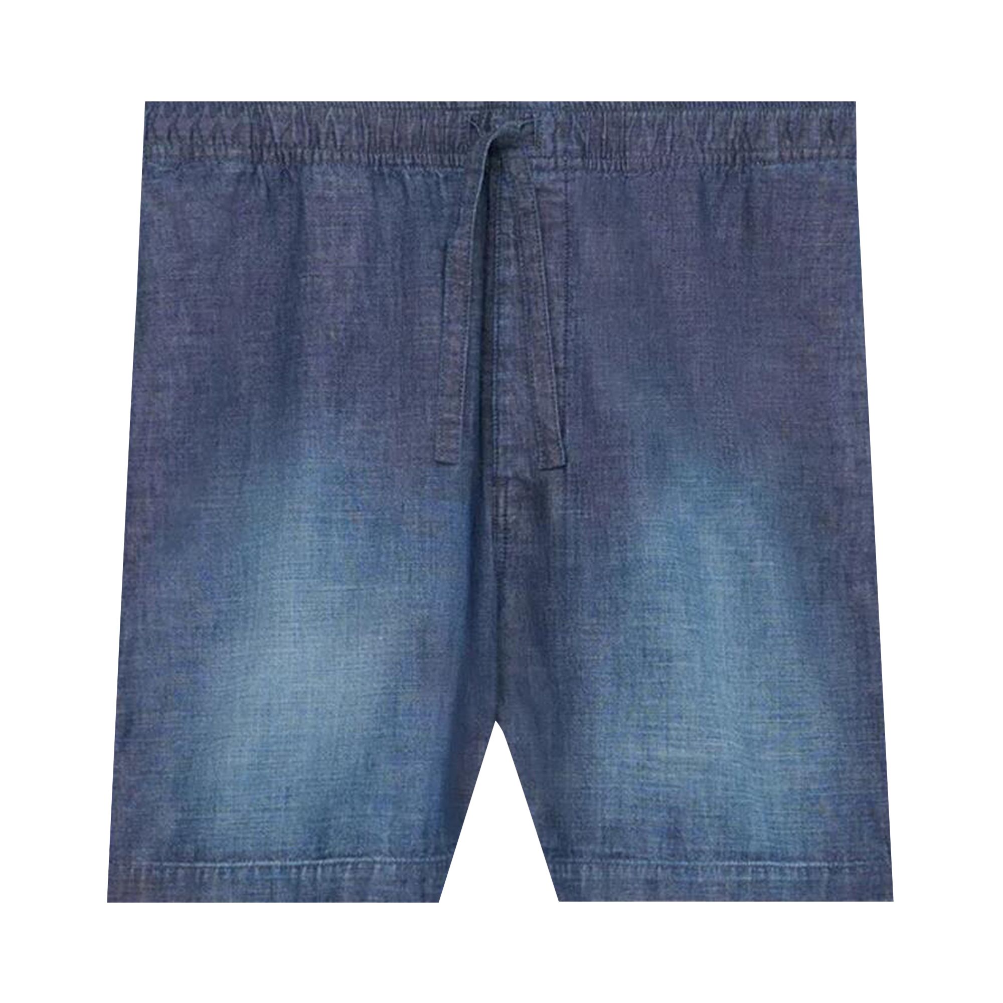 Pre-owned Loewe Shorts 'washed Blue' | Men's Size Xl