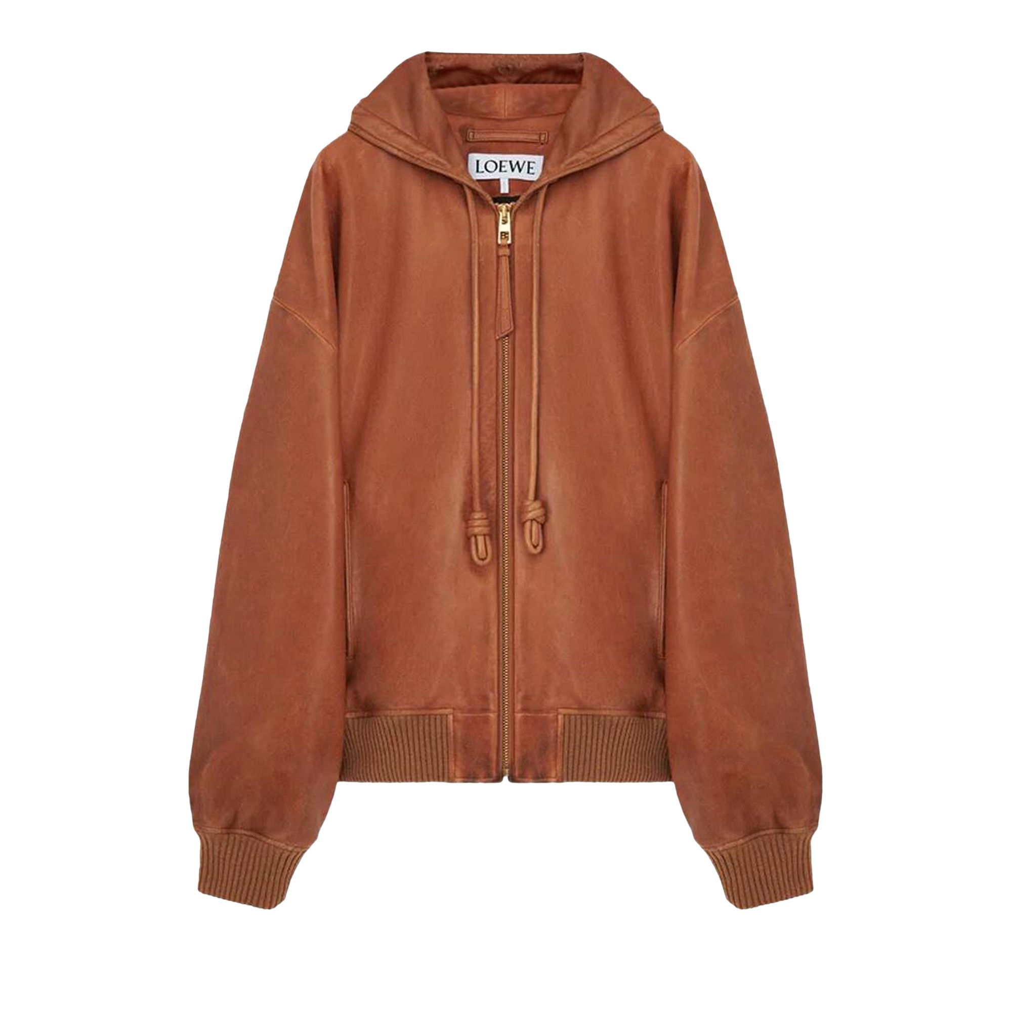 Pre-owned Loewe Hooded Jacket 'tan' | Brown | Men's Size 54