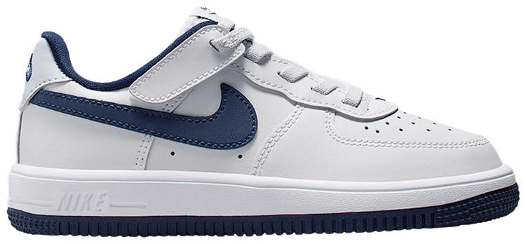 Nike Force 1 Low EasyOn PS White Midnight Navy