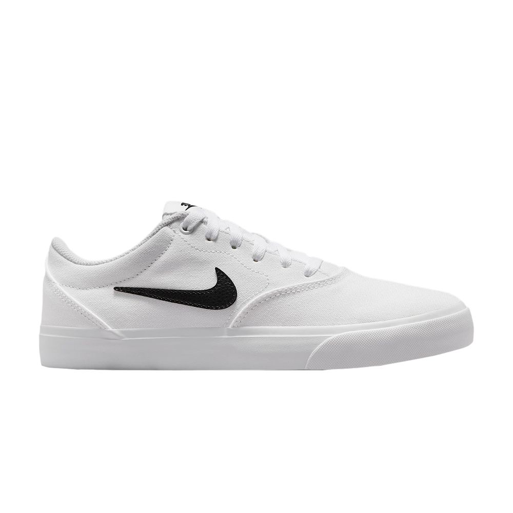 Pre-owned Nike Wmns Charge Canvas Sb 'white Black' | Women's Size 7.5