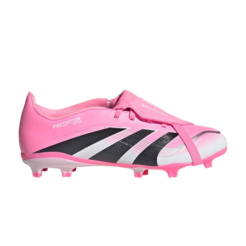 adidas David Beckham x Predator League Foldover Tongue FG MG K 'Miami' | Pink | Kid's Size 6 - JP9917