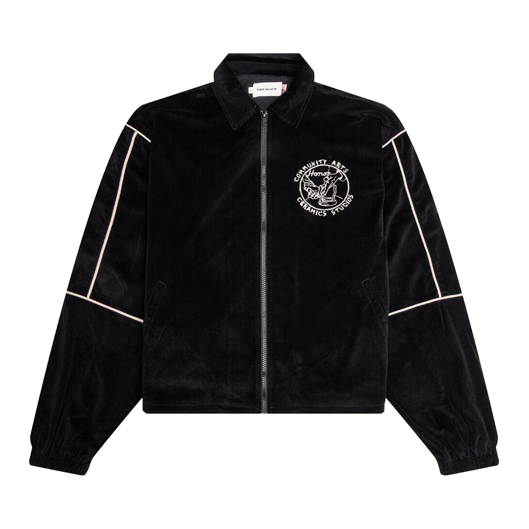 Pre-owned Honor The Gift Piping Track Jacket 'black' | Men's Size S
