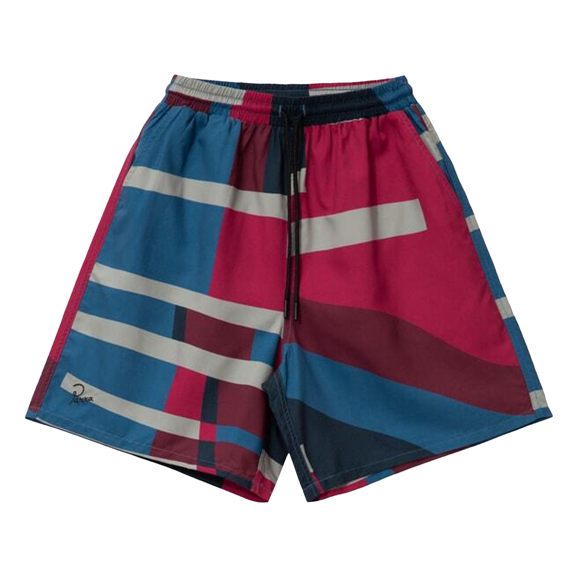 Pre-owned Parra Vertical Forest Swim Shorts 'blue' | Men's Size Xxl