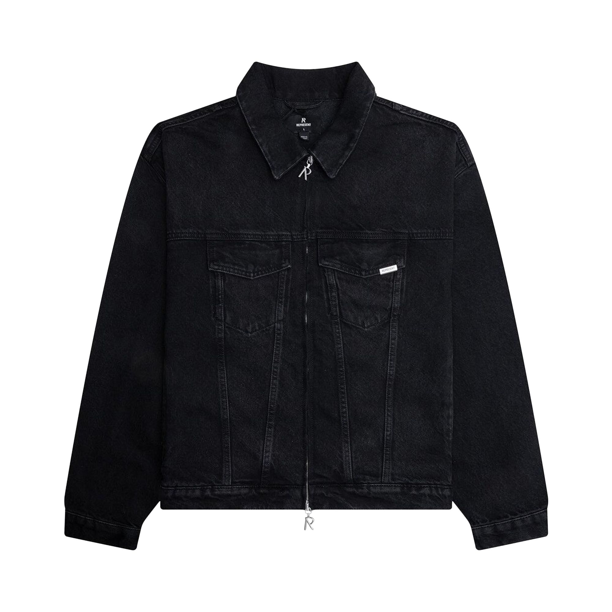Pre-owned Represent Clo R4 Denim Jacket 'black' | Men's Size Xl