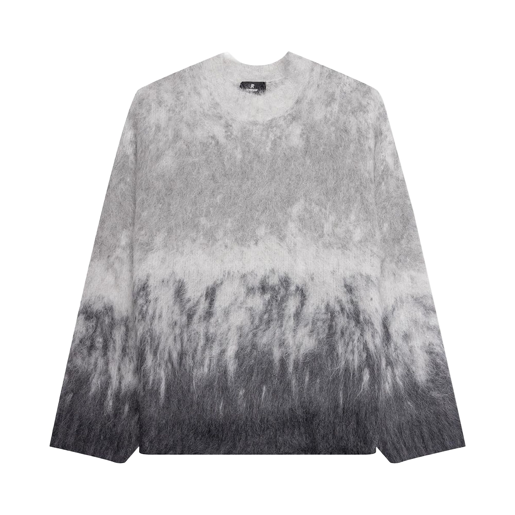 Pre-owned Represent Clo Ombre Knit Sweater 'light Grey' | Men's Size M In Gray