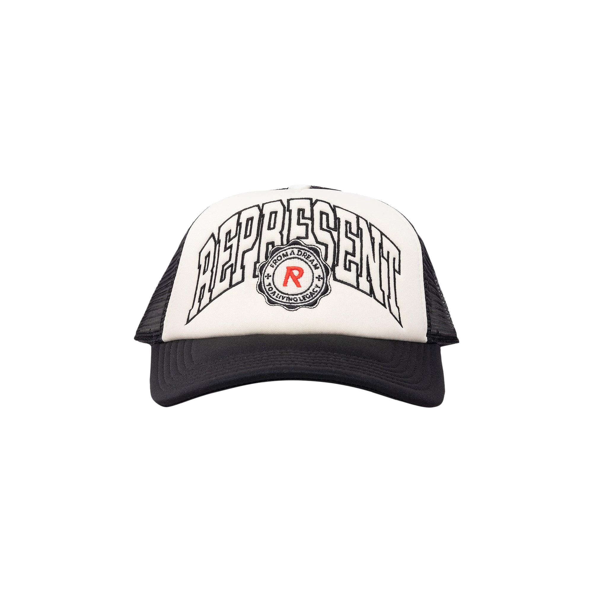 Pre-owned Represent Clo Legacy Crest Cap 'antique White' | Men's Size Onesize