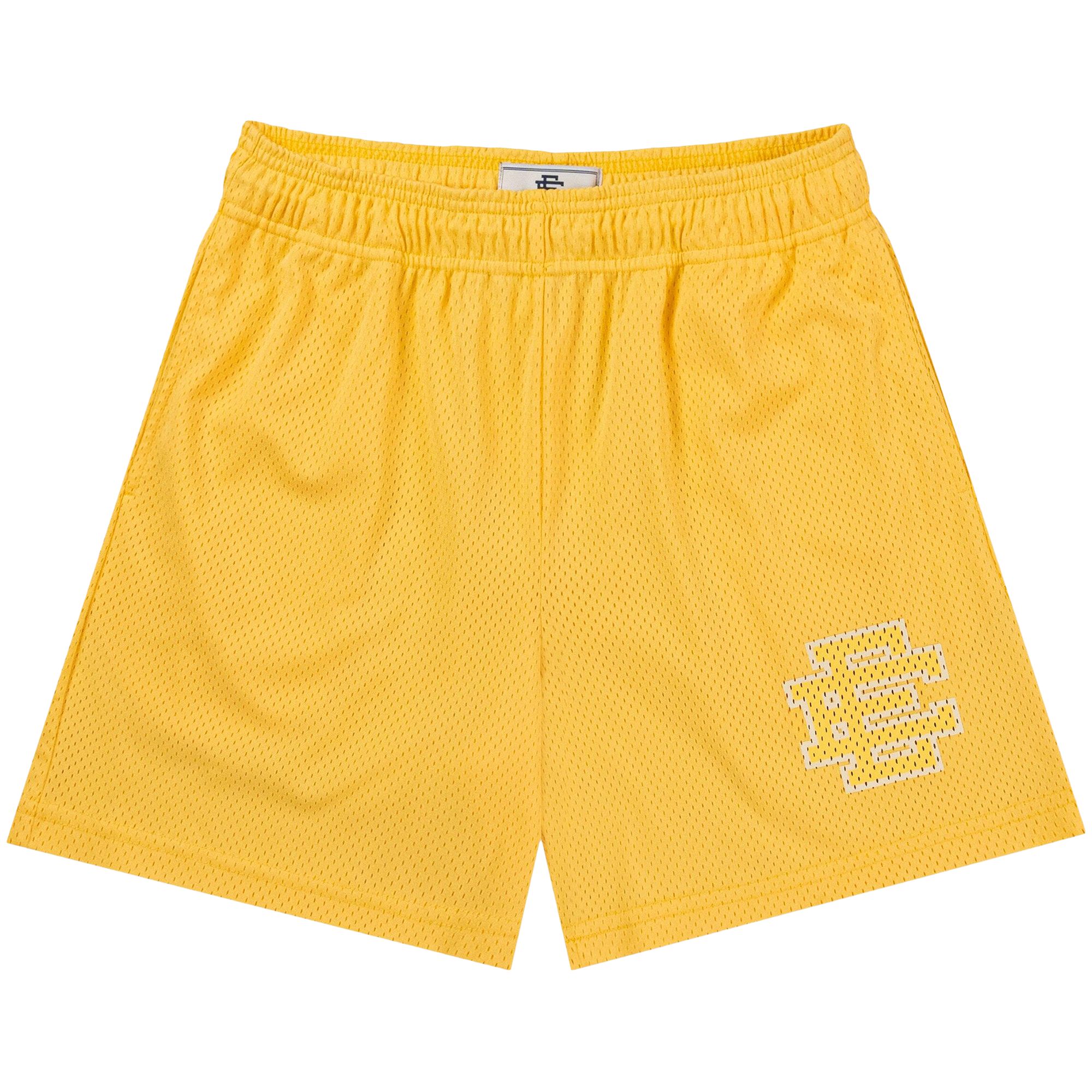 Pre-owned Eric Emanuel Ee Basic Short 'cornsilk/cornsilk' | Yellow | Men's Size Xl