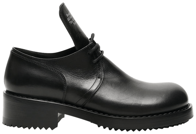 Raf Simons Laced Up Low Derby Black