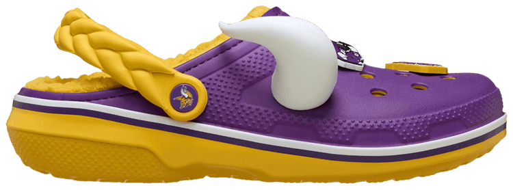 NFL x Crocs Classic Lined Clog Minnesota Vikings