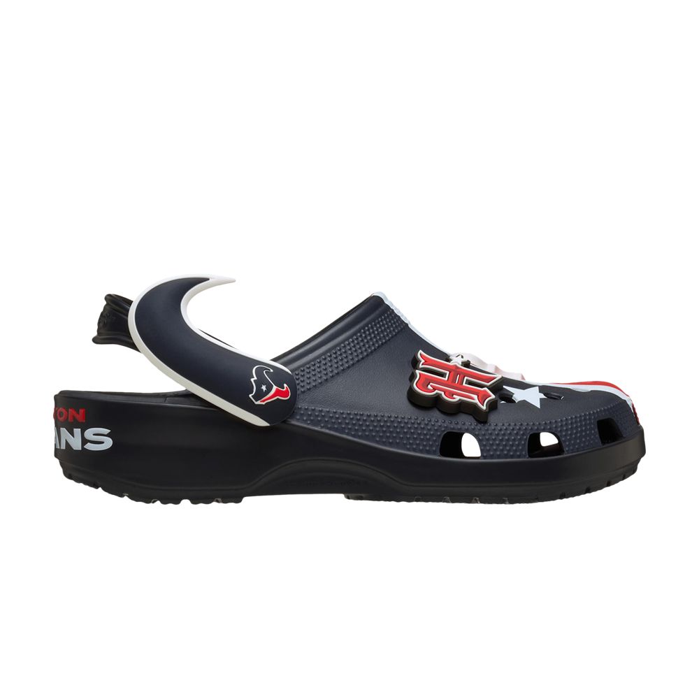 Pre-owned Crocs Nfl X Classic Clog 'houston Texans' | Blue | Men's Size 5