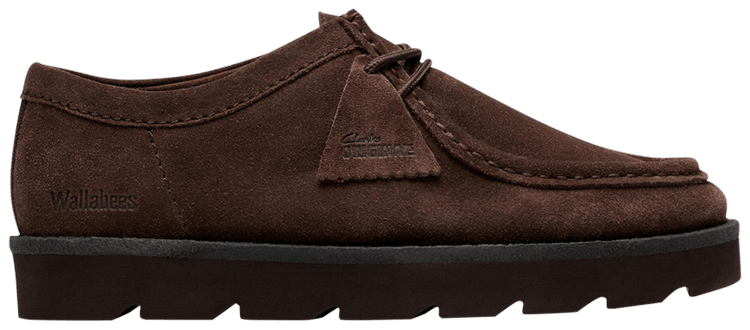 Clarks Meare Walla Dark Brown Suede