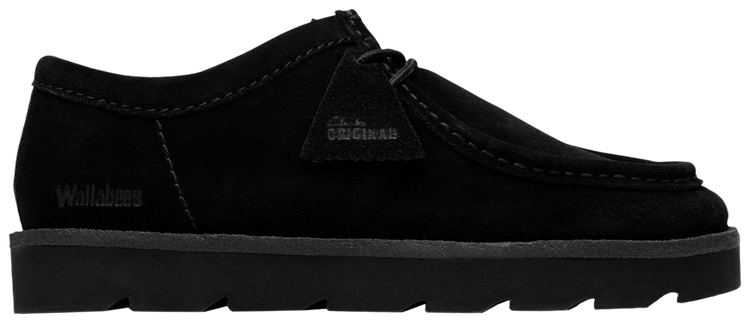 Clarks Meare Walla Black Suede