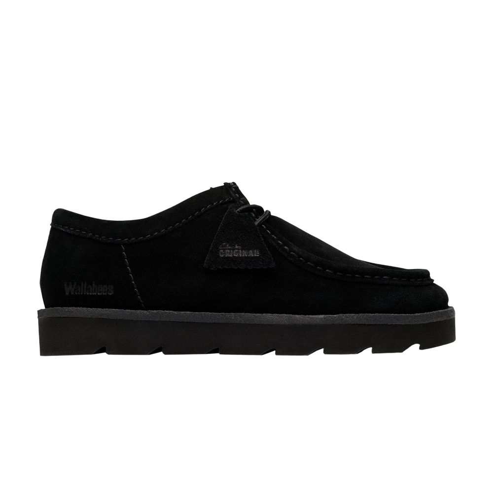 Pre-owned Clarks Meare Buckle Wallabee 'black Suede' | Men's Size 11.5