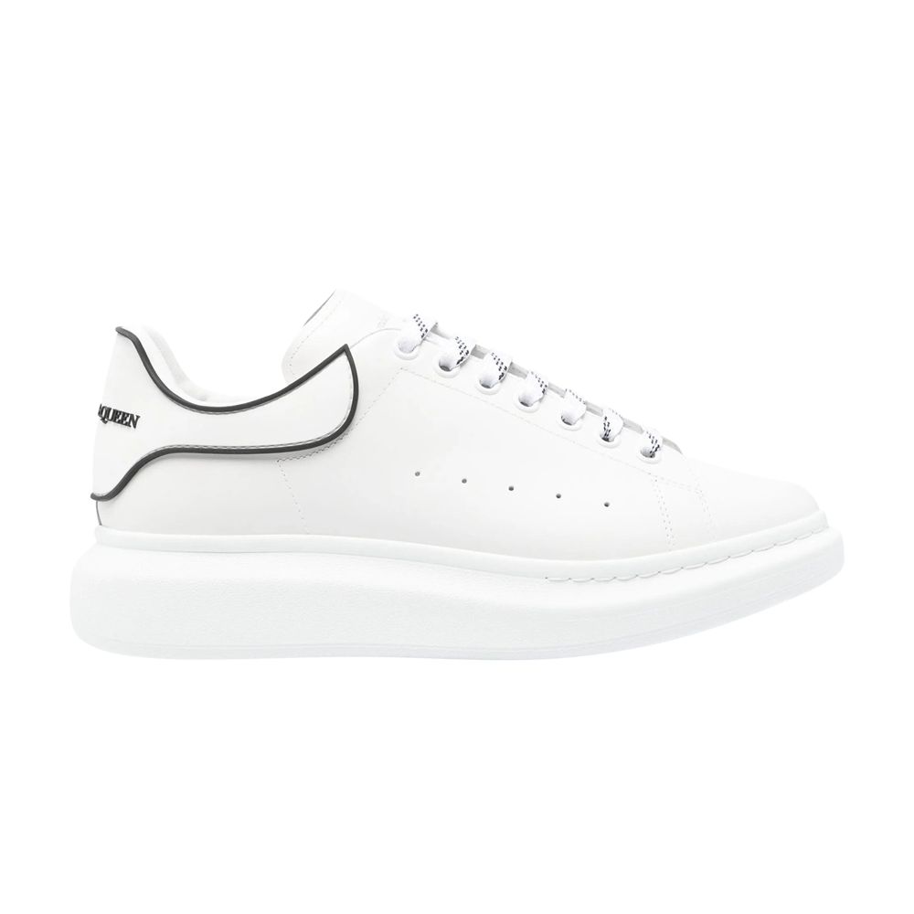 Pre-owned Alexander Mcqueen Oversized Sneaker 'white Black Contrast Heel' | Men's Size 40