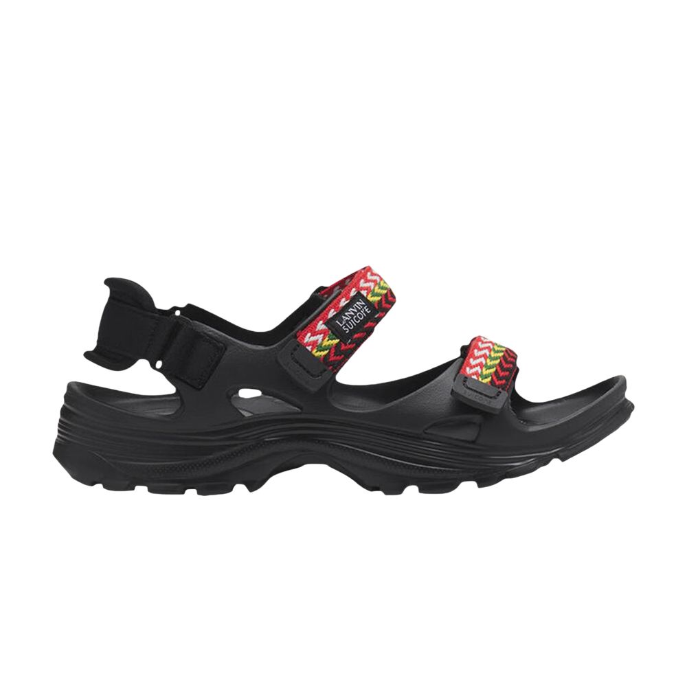 Pre-owned Lanvin Suicoke X Wmns Wake Curb Slides 'black' | Women's Size 36