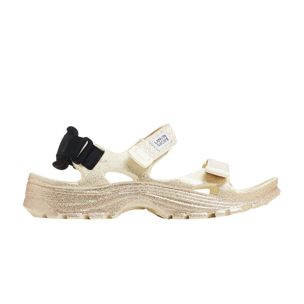 Pre-owned Lanvin Suicoke X Wmns Wake Curb Slides 'beige' | Cream | Women's Size 38 In White