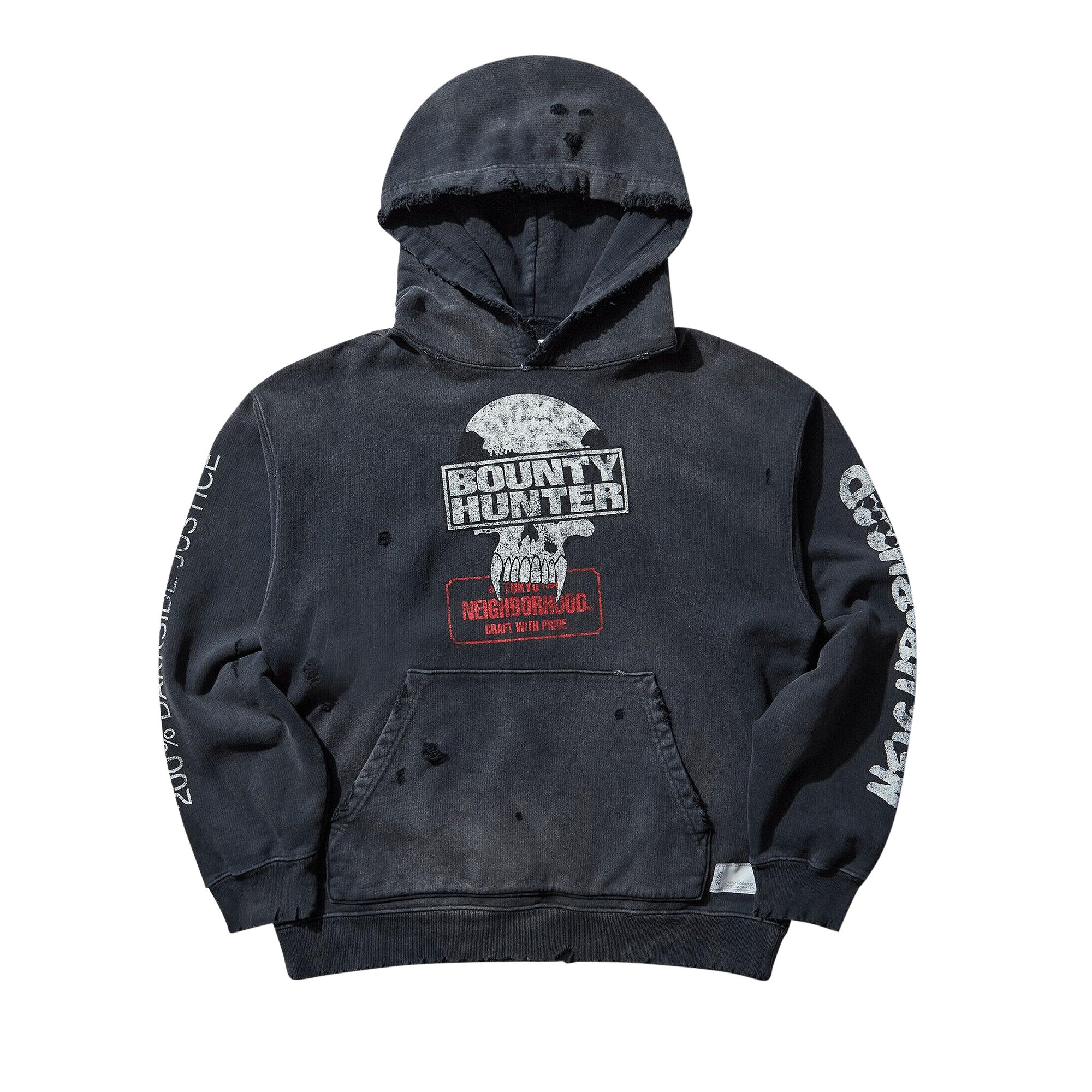 Pre-owned Neighborhood X Bounty Hunter Savage Hoodie 'black' | Men's Size Xl