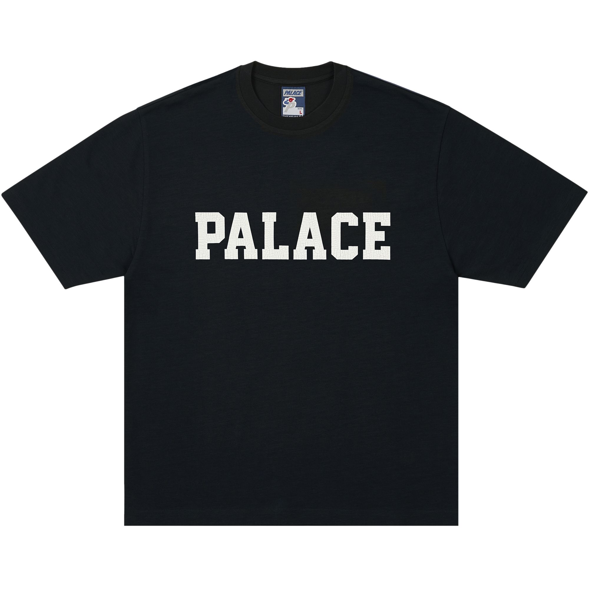 Pre-owned Palace College T-shirt 'black' | Men's Size M