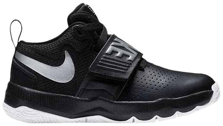 Nike Team Hustle D8 PS Black Metallic Silver