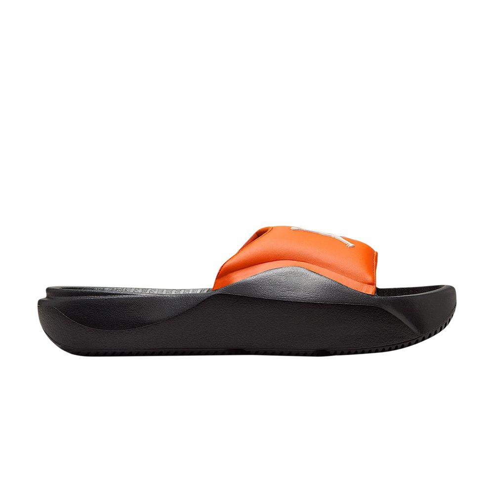 Pre-owned Air Jordan Jordan Franchise Slide Gs 'starfish Black' | Kid's Size 5