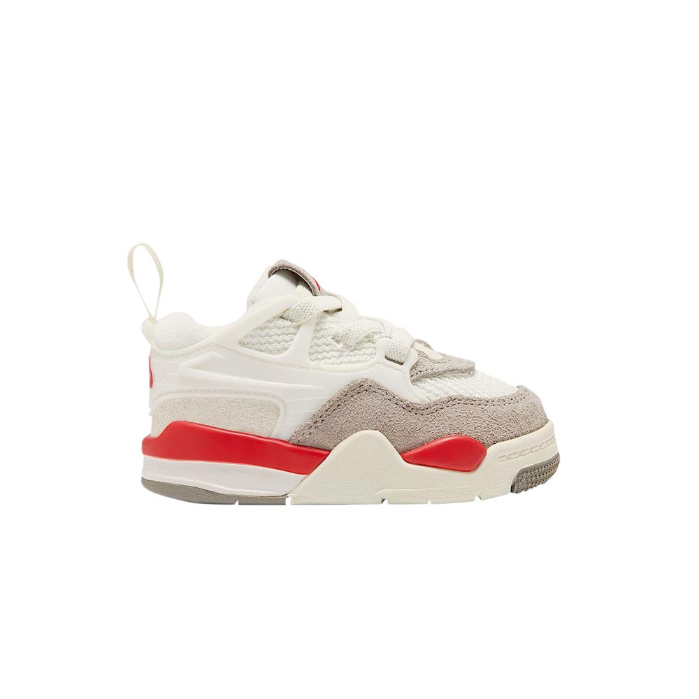 Air Jordan 4 RM TD 'Fire Red' | White | Infant Size 4 - IH7457-100