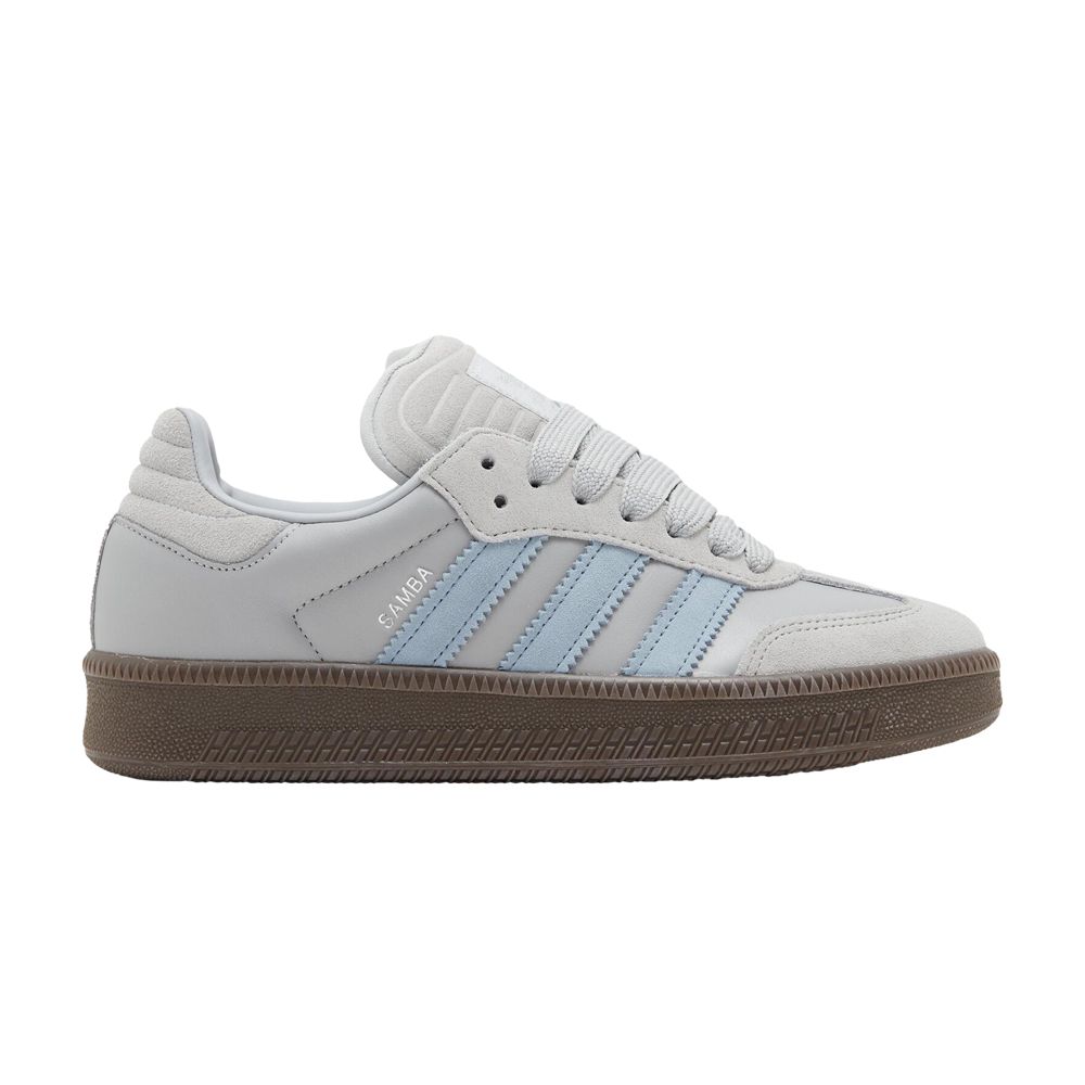adidas Samba XLG 'Grey Tactile Blue Gum' | Men's Size 7.5 - JQ8183