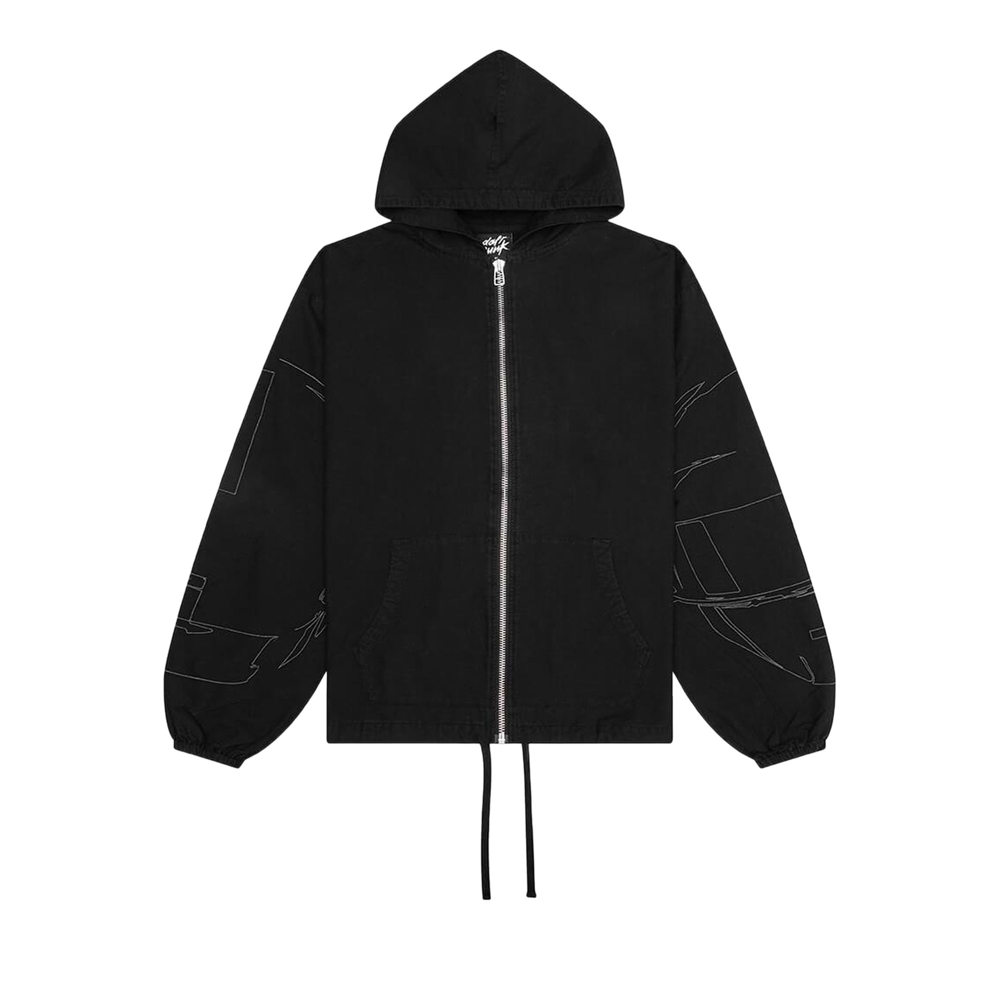 Pre-owned Pleasures Digital Zip Poncho Hoodie 'black' | Men's Size M