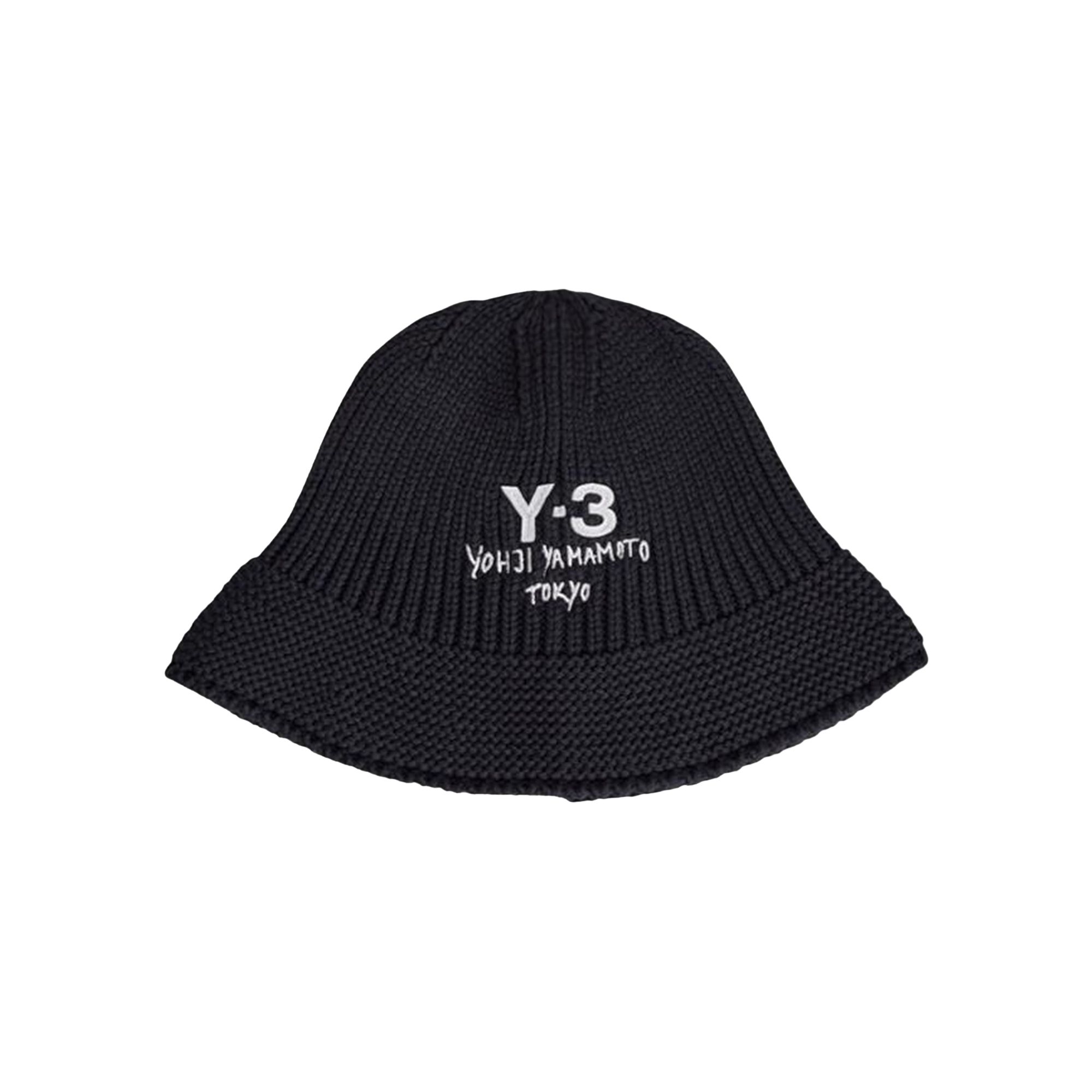 Pre-owned Y-3 Knit Bucket Hat 'black' | Men's Size Onesize