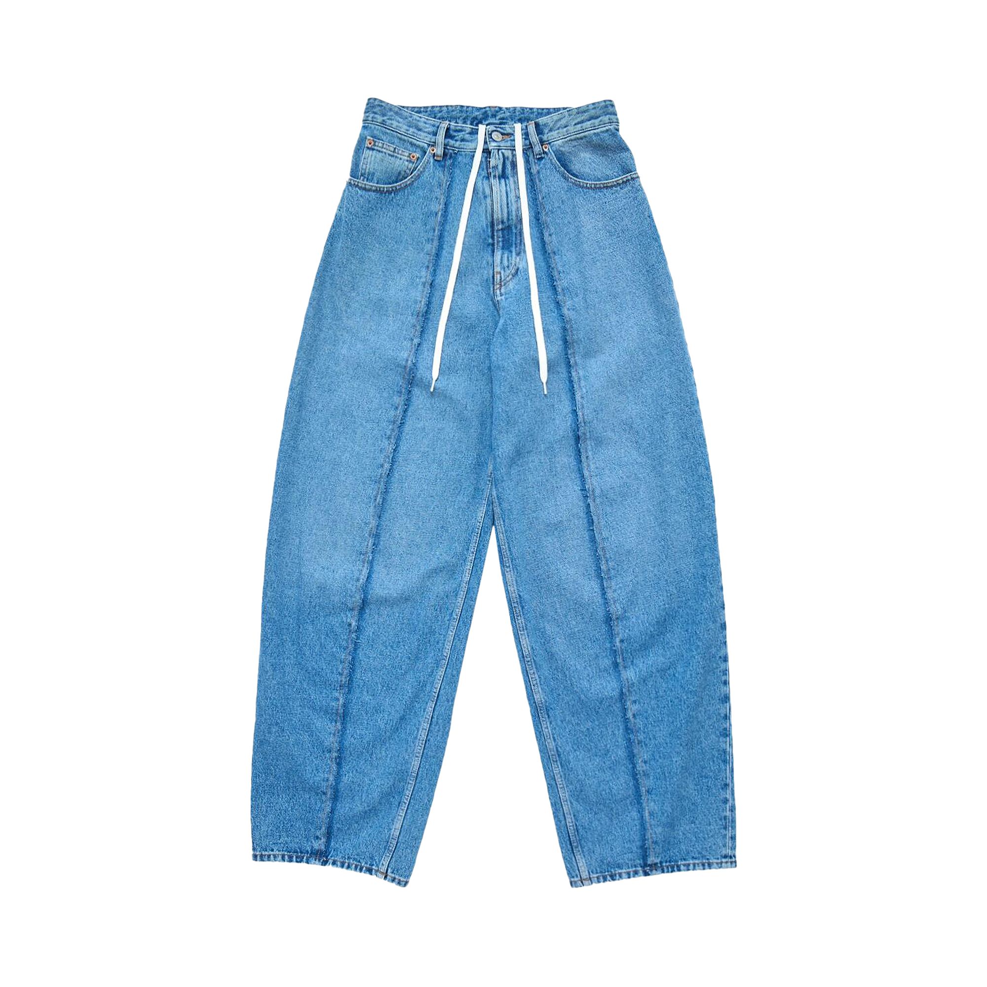 Pre-owned Mm6 Maison Margiela 5 Pockets Jeans 'medium Blue' | Men's Size 38