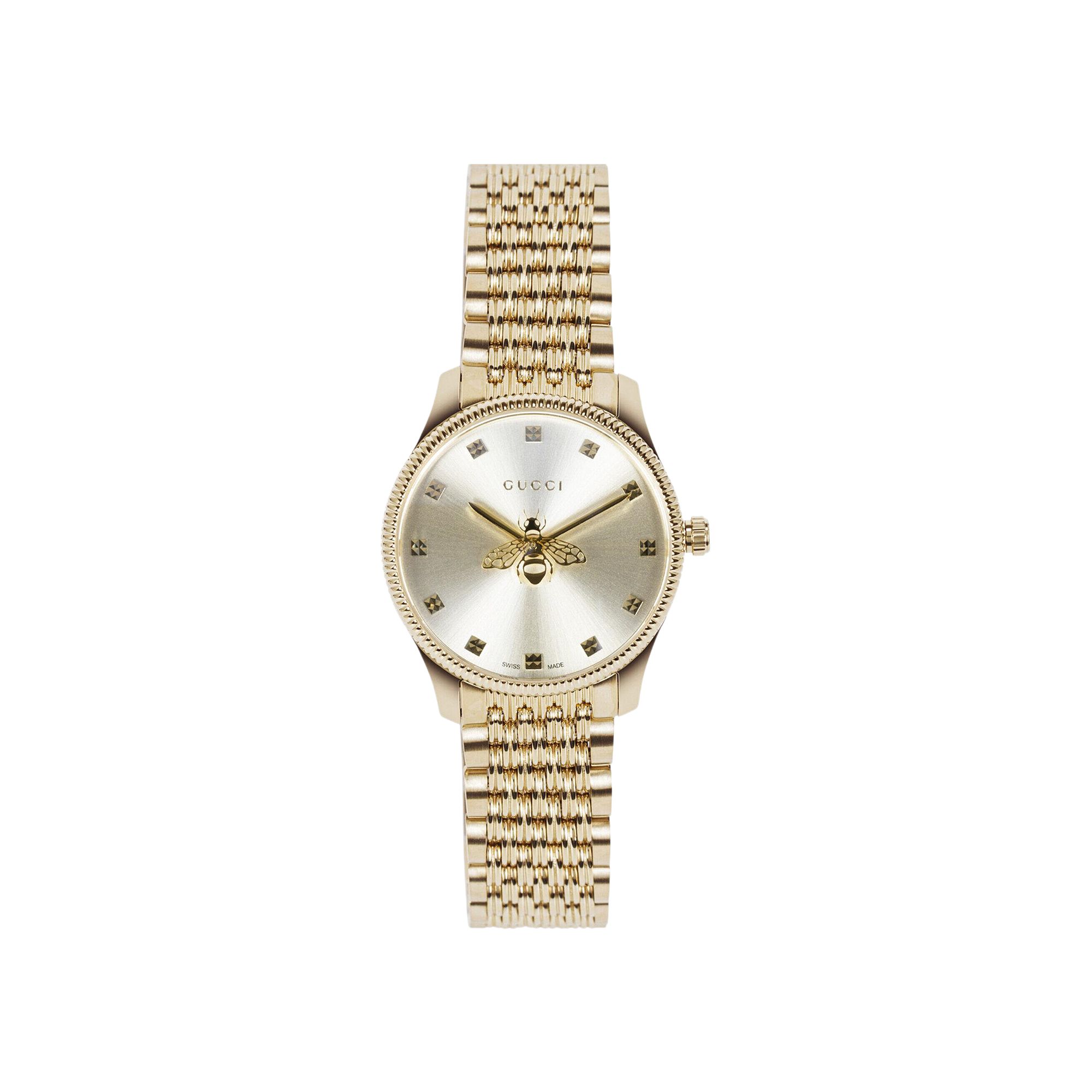 Pre-owned Gucci G-timeless Dial Bracelet Watch 'gold' | Women's Size Onesize