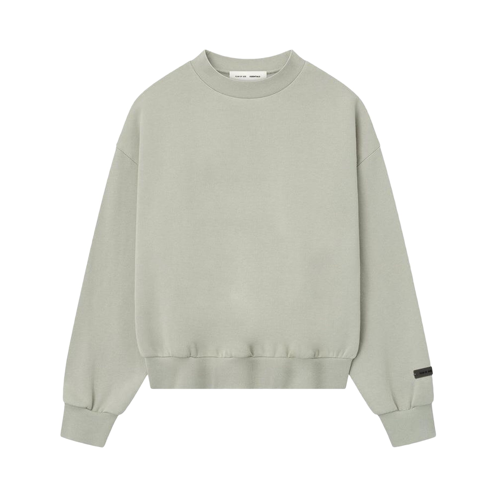 Pre-owned Essentials Fear Of God Classsic Fleece Crewneck 'abbey Stone' | Tan | Men's Size L In Brown