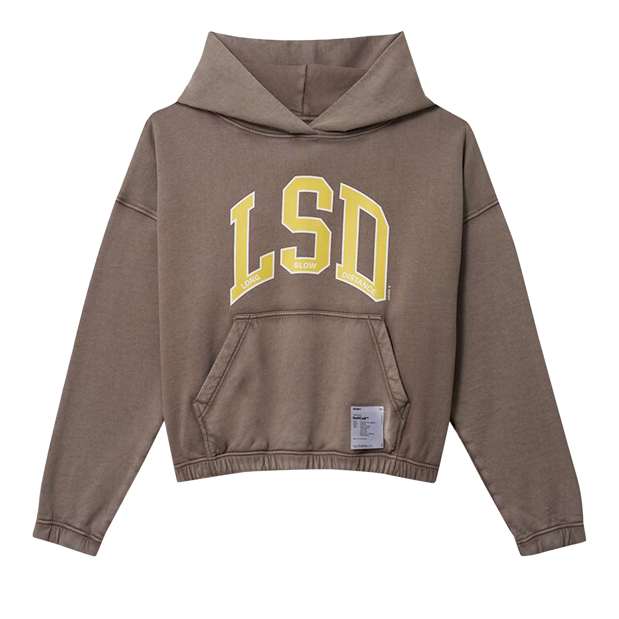 Pre-owned Satisfy Softcell Hoodie 'aged Falcon' | Brown | Men's Size L