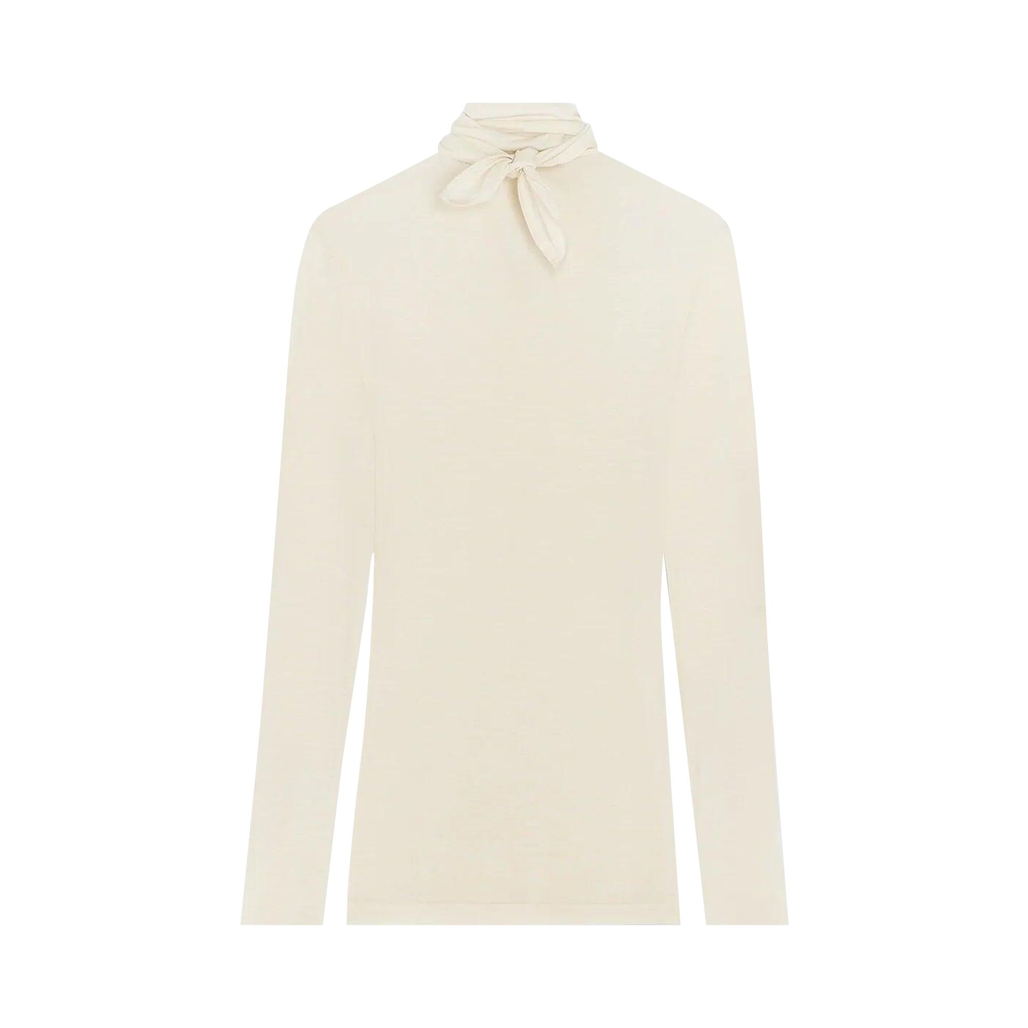 Pre-owned Lemaire Foulard Top With Patchs 'pearl White' | Women's Size S