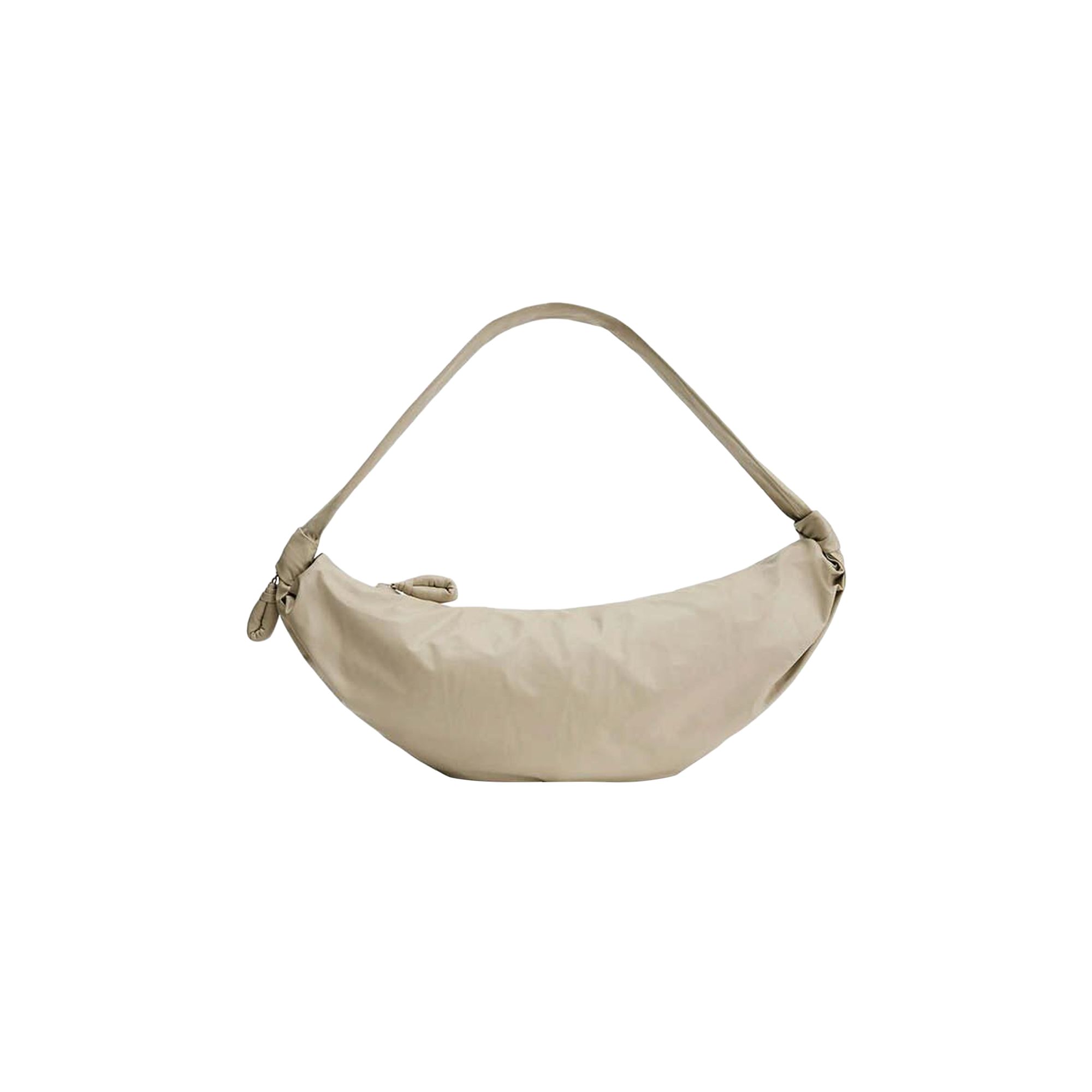 Pre-owned Lemaire Large Soft Croissant 'light Mastic' | Cream | Women's Size Onesize In White