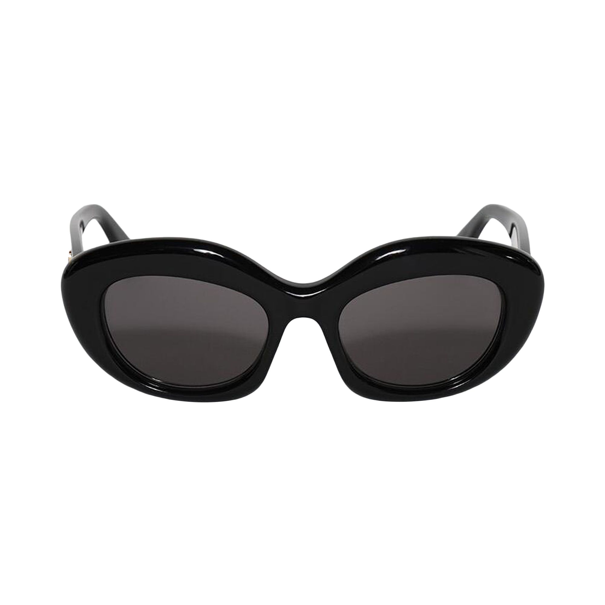 Pre-owned Loewe Curvy Sunglasses 'shiny Black/smoke' | Women's Size Onesize