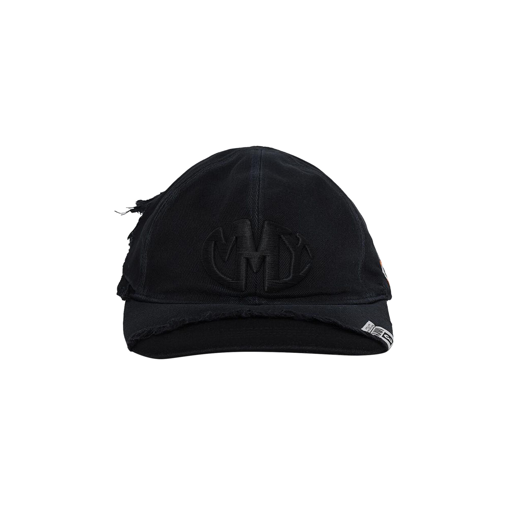 Pre-owned Miharayasuhiro Maison Mihara Yasuhiro Crushed Detail Cap 'black' | Men's Size Onesize