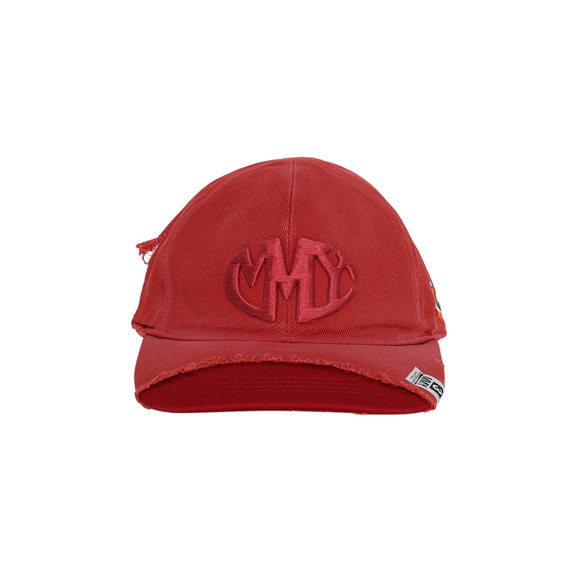 Pre-owned Miharayasuhiro Maison Mihara Yasuhiro Crushed Detail Cap 'red' | Men's Size Onesize