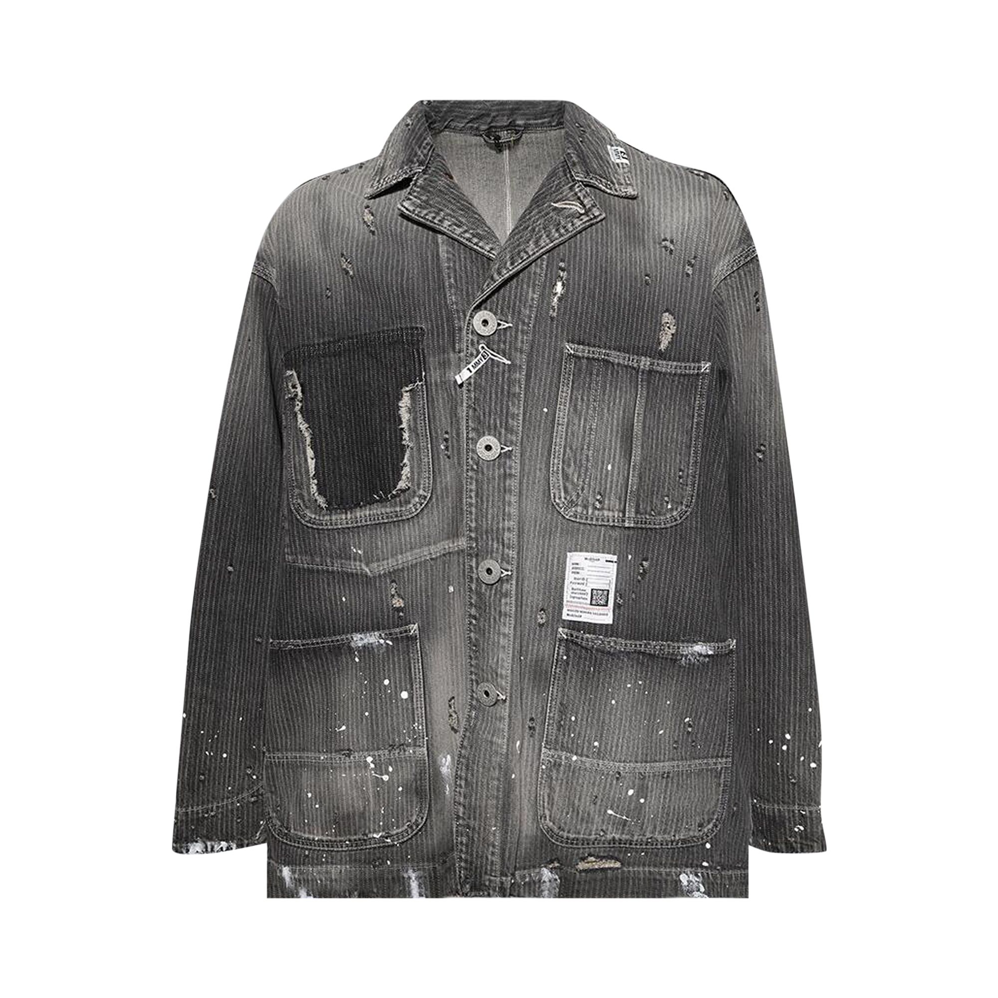 Pre-owned Miharayasuhiro Maison Mihara Yasuhiro Aged Chore Jacket 'black' | Men's Size 50