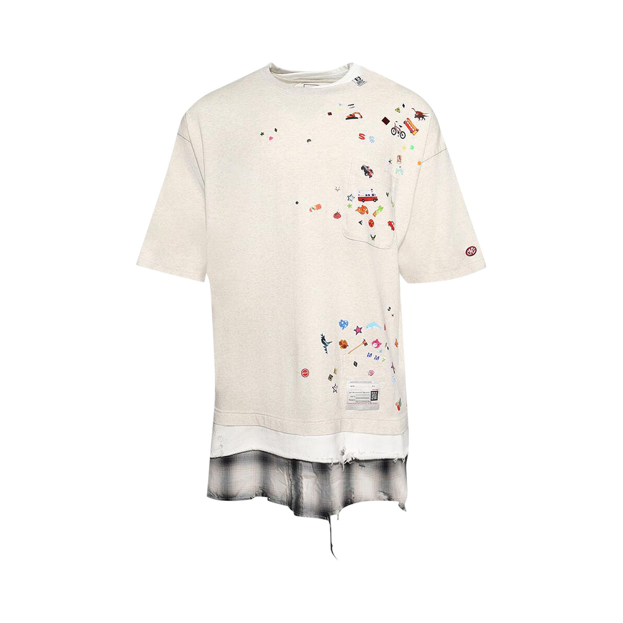 Pre-owned Miharayasuhiro Maison Mihara Yasuhiro Triple Layered Tee 'white' | Men's Size 48