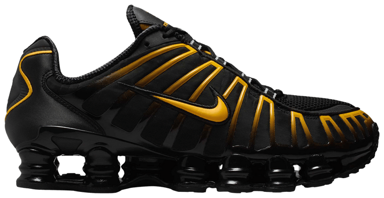 Buy Nike Shox TL 'Black University Gold' - AV3595 013 | GOAT
